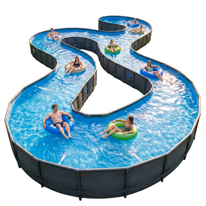 Модулен Lazy River басейн за градина